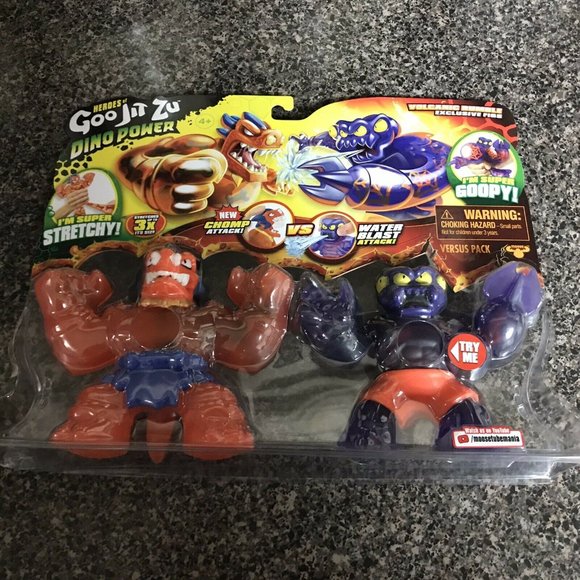 Goo Jit Zu Dino Power Redback vs Blazagon - Picture 1 of 5